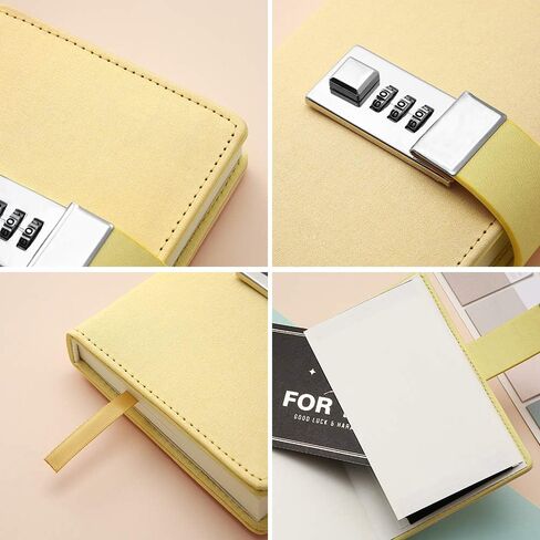 CAGIE Lock Journal Secret Diary، قفل مجلة صغيرة للنساء لكتابة دفتر مذكرات شخصي مقفل in Kuwait