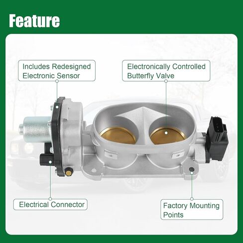 977-590 Electronic Throttle Body Assembly Compatible with Ford Mustang 2005-2010 4.6L V8 Replaces# S20038 67-6004 TB1023 7R3Z9E926AA 9R3Z9E926A 4R3Z9E926DA in Saudi Arabia