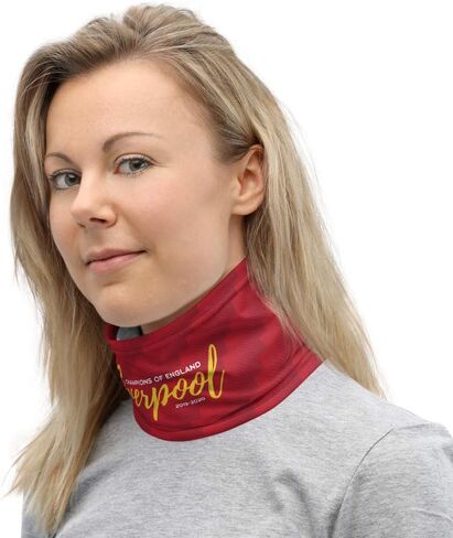 Dedbol Liverpool Champions of England 2020 Script Face Mask Gaiter Red in Saudi Arabia