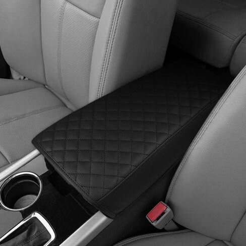 غطاء وحدة التحكم المركزية DEYTOP لملحقات Ford Edge 2011-2014 غطاء مسند الذراع لملحقات Ford Edge 2013 المضادة للخدش من الجلد مسند الذراع (بيج) in Saudi Arabia