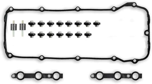 Engine Valve Cover, with Valve Cover Gasket & Spark Plug Tube Seal, Compatible with BMW E36 E39 E46-2.5L 2.8L 3.0L - 320i 325i 330i 525i 530i 325Ci 330Ci 325xi 330xi X3 X5 Z4 in Saudi Arabia