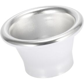 2.5 Inch Neck Aluminum Bellmouth Velocity Stack Adapter Air Intake Turbo Horn Air Inlet Decorative Cover Silver Tone Auto Replacement Parts in Kuwait