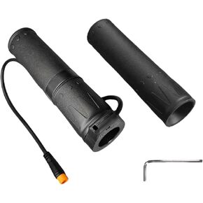 Ebike Half Twist Throttle, FT 158X Ebike Twist Throttle for 22.2mm Handlebar, 3Pin WP Right Handle Throttle for 12V/24V/36V/48V/60V/72V Electric Bicycle Scooter and E Bike Conversion Parts in Kuwait