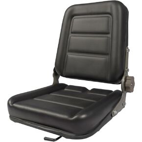 Universal Tractor Seat with Adjustable Backrest and Slide Compatible with Forklifts Excavators Golf Carts Dozers Lawn Mower in Kuwait