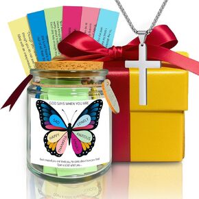 Bible Verse jar,Christian Gifts for Him Her Couple Christmas Gifts for Women, Inspirational Gift for Women, Graduation Gift for Her in Saudi Arabia