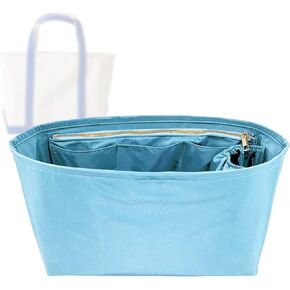 Organizer for Tote Boat, Small/Medium/Large/Extra-Large, Nylon Bag Insert, Water Resistant Material (Medium, Ivory) in Kuwait