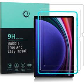 واقي شاشة Ibywind لهاتف Samsung Galaxy Tab S9+/S9 Plus/ S9 FE+(12.4 بوصة)، مع قطعتين من الزجاج المقوى [قارئ بصمات الأصابع، سهل التركيب] in Kuwait