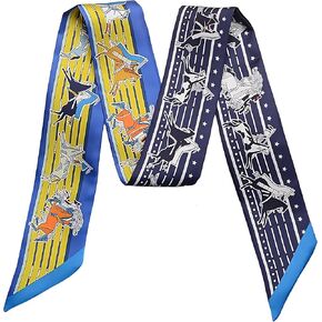 Pure Mulberry Silk Scarf - Lightweight Neckerchief，Packed Handbag Band Hair Neck Scarves for Fashion Gifts in Saudi Arabia
