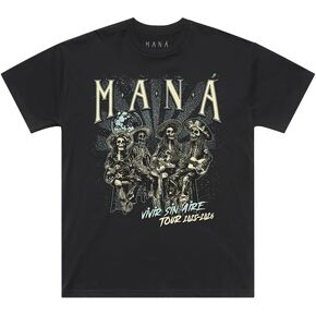 تي شيرت MANÁ Official Tour Vivir Sin Aire Skeleton in Kuwait