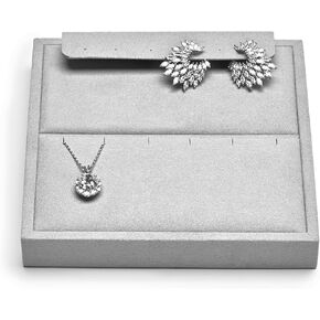Oirlv Microfiber Jewelry Stud Earring tray Display Tray Interchangeable Modular Jewelry Tray in Kuwait