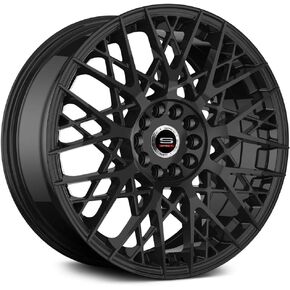 Spec-1 SP-53 Custom Wheel Gloss - Black Rims - 18" x 8", 38 Offset, 4x100, 4x114.3 Bolt Pattern, 73.1mm Hub in Saudi Arabia