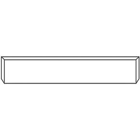 Technical Precision Replacement for Freightliner FLC120 SFA Year 1987 18 in Blank Chrome Texas Mitered END Bumper 7 Gauge Wust Blind Mount Plates in Kuwait
