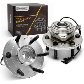 Pair 515096 Front Wheel Bearing Hub Assembly, Fit for Chevy Silverado 1500 4WD 2007-2014, Tahoe 4WD 2007-2014, Suburban 1500 2007-2014, for GMC Sierra 1500 2007-2013 Yukon, 6 Lug w/ABS in Kuwait