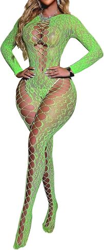 Woman Bodystockings Leopard Print Lingerie for Women Sexy Lace Jumpsuit Full Body Bodysuit Rave Outfits in Saudi Arabia