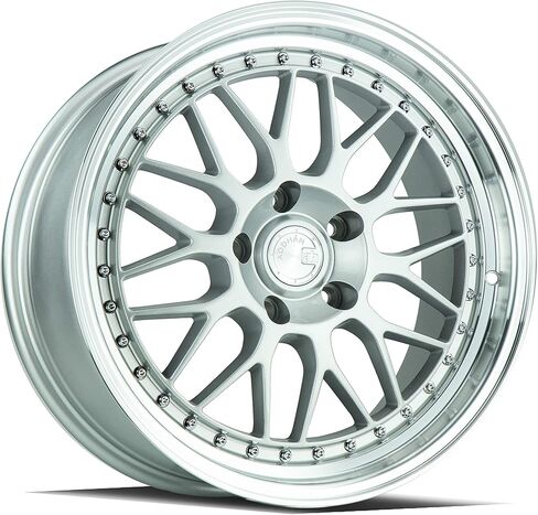 حافة عجلات AodHan AH-02 18x8.5 5x120 72.6CB +35 شفة فضية الصنع in Saudi Arabia