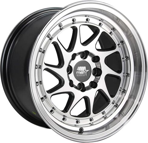 MT28 15x8.0 4x100/4x114.3 20 ET 73.1 CB جونميتال مع عجلة وجه مُصنعة بواسطة MST in Kuwait