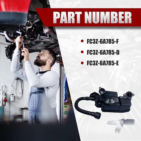 FC3Z6A785F مجموعة فاصل زيت المحرك تناسب Ford F250 F350 F450 F550 Super Duty 2017-2019 6.7L V8، الديزل PCV CCV تنفيس صمام المحرك استبدال علبة المرافق FC3Z-6A785-F in Kuwait