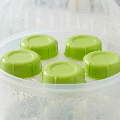 Kisangel 10Pcs Bottle Cap Travel Replacement Caps Leak Proof Lids for Glass Milk Bottle Breastmilk Bottles in Kuwait