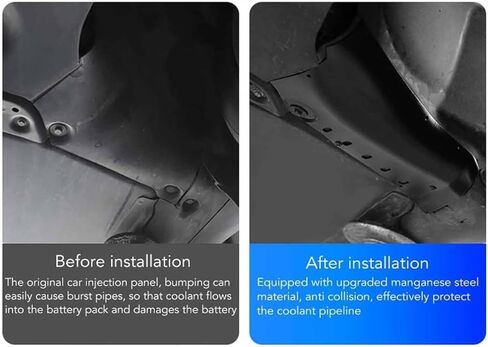 Coolant Pipe Guard Protector for Tesla Model Y 2021-2023, Aluminium Alloy with Impact Protectiona and Wear Resistant, Enhanced Safety, Structure, Easy Installation, PenRuxkfvges2ycm in Saudi Arabia