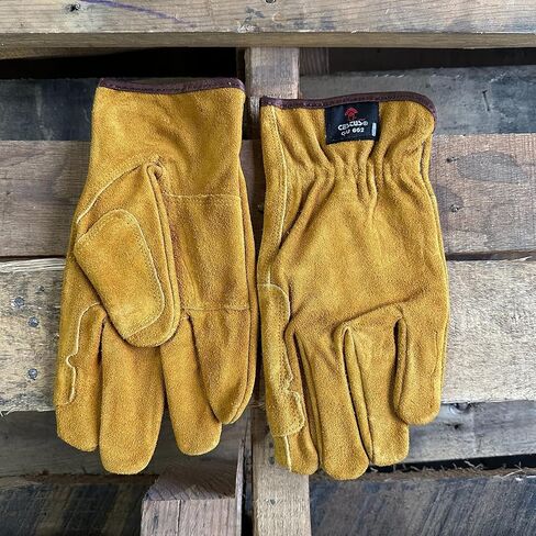 Cestus GU-602، قفازات عمل من جلد البقر للرجال، معززة للبناء واللحام والمستودعات وسائقي الشاحنات والزراعة in Kuwait