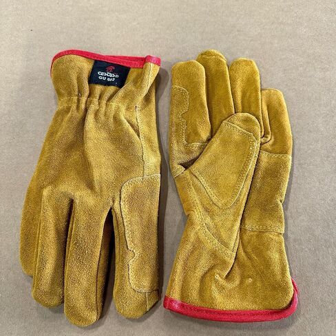 Cestus GU-602، قفازات عمل من جلد البقر للرجال، معززة للبناء واللحام والمستودعات وسائقي الشاحنات والزراعة in Kuwait