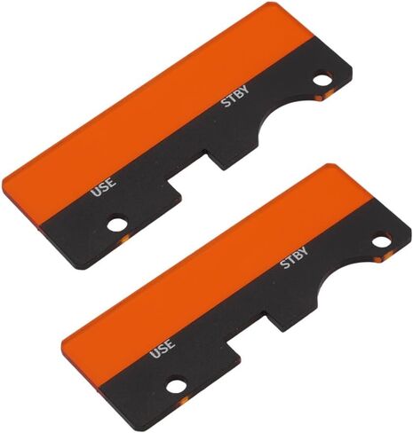 لـ King KX-155 KX155 PAIR عدسات كهرمانية مجوفة، مُصنعة لتناسب لوحة الواجهة، جديدة، سهلة التركيب in Saudi Arabia