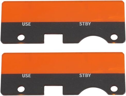 لـ King KX-155 KX155 PAIR عدسات كهرمانية مجوفة، مُصنعة لتناسب لوحة الواجهة، جديدة، سهلة التركيب in Saudi Arabia