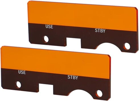 لـ King KX-155 KX155 PAIR عدسات كهرمانية مجوفة، مُصنعة لتناسب لوحة الواجهة، جديدة، سهلة التركيب in Saudi Arabia