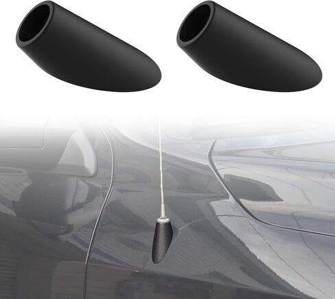 Radio Antenna Base Adapter Mount for 2009-2018 Dodge Ram 1500 2500 3500 4500 5500 Truck Accessories, Car Antenna Base Moulding Cover Trim, Radio Antenna Grommet Topper Bezel Replace 5064395AF, 2PCS in Kuwait