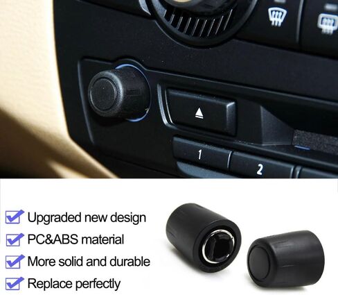 for BMW X5 E70/X6 E71 E72, Dash Radio Volume Control Knob Switch, Multimedia Radio CD Player Audio Volume Rotary Knob Cover Cap Replacement 65126966510 in Saudi Arabia