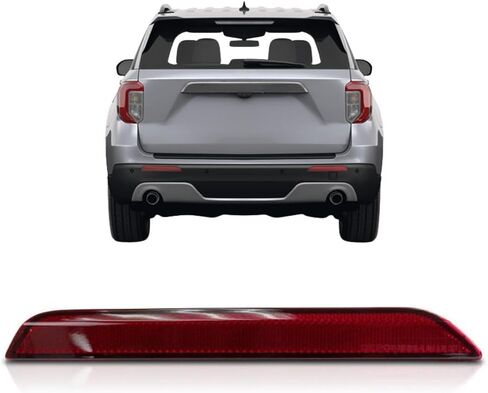 المصد الخلفي عاكس الضوء لـ 2020 2021 2022 2023 Ford Explorer - جانب السائق - غطاء الضوء العاكس الخلفي لاستبدال LB5Z13A565B in Saudi Arabia