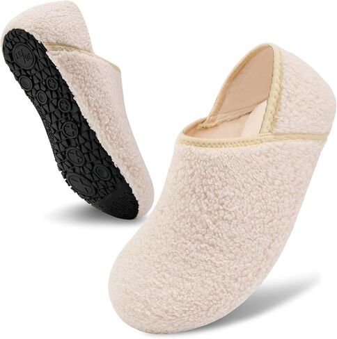 House Slippers for Women Men – Cozy Indoor Barefoot Slipper Socks with Fuzzy Plush Comfort and Soft Sole for Home, Bedroom, Travel & Yoga in Saudi Arabia