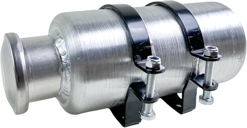 JSD 0.38 Gallon 4"x8" Vertical Aluminum Round Small Gas Tank Fuel Cell Tank 1/4" NPT Outlet go kart in Saudi Arabia