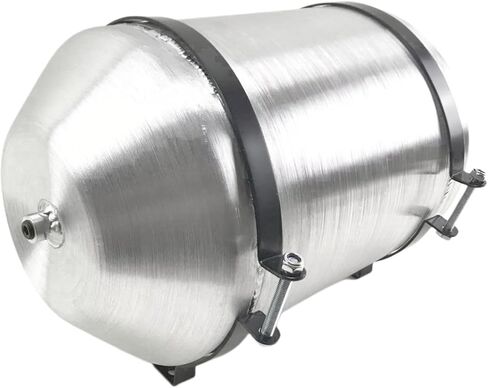 JSD 5 Gallons Aluminum Vertical Gas Tank/Fuel Tank Center Fill 10 x16 inch Spun 1/4 NPT Outlet in Saudi Arabia
