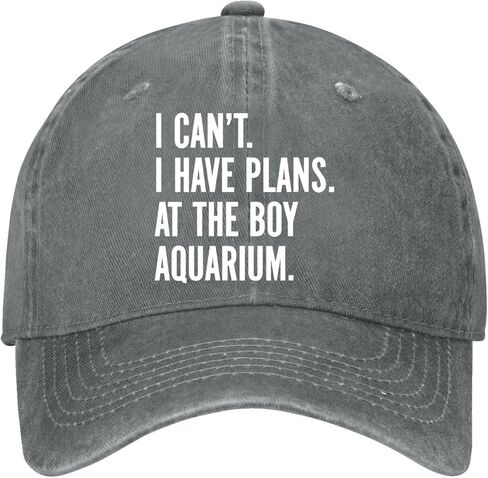 I Can’t I Have Plans at The Boy-Aquarium. Hat for Womens Classic Washed in Saudi Arabia