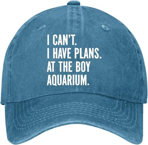 I Can’t I Have Plans at The Boy-Aquarium. Hat for Womens Classic Washed in Saudi Arabia