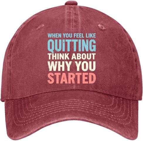 When You Feel-Like Quitting Thinks About Why You Started Hats for Men Trendy in Saudi Arabia