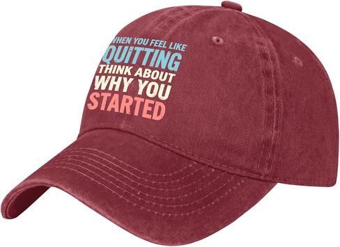 When You Feel-Like Quitting Thinks About Why You Started Hats for Men Trendy in Saudi Arabia
