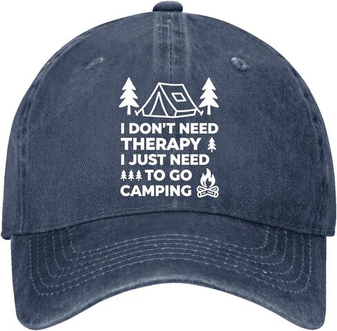 I Don't Need Therapy-I just Need to go Camping Hat for Womens Soft Washed in Saudi Arabia
