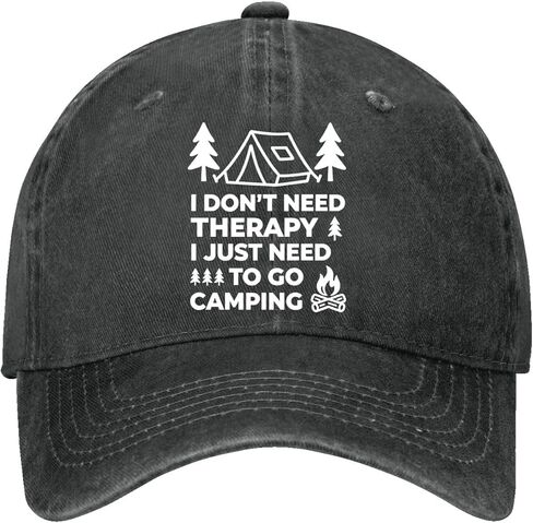 I Don't Need Therapy-I just Need to go Camping Hat for Womens Soft Washed in Saudi Arabia