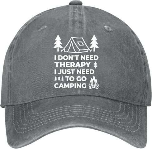 I Don't Need Therapy-I just Need to go Camping Hat for Womens Soft Washed in Saudi Arabia