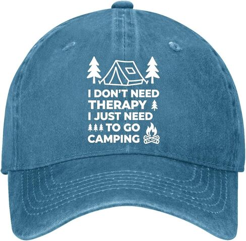 I Don't Need Therapy-I just Need to go Camping Hat for Womens Soft Washed in Saudi Arabia
