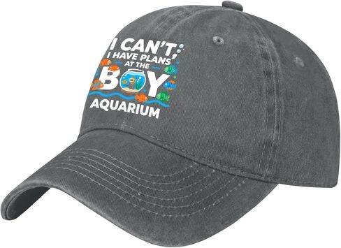 I Can’t I Have Plans at The Boy-Aquarium Hat for Women Aesthetic Washed in Saudi Arabia