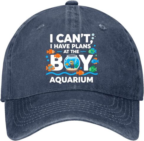 I Can’t I Have Plans at The Boy-Aquarium Hat for Women Aesthetic Washed in Saudi Arabia