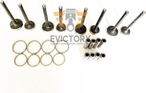 JCB444 Valve + Valve Guide + Valve Seat Suitable For JCB Diesel Engine Parts in Kuwait