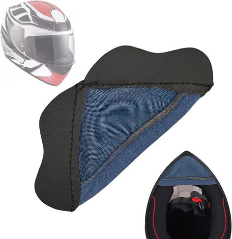 Universally Fit Motorcycle Helmets Chin Curtain with Windproof Mesh and Breathable Nose Guard for Enhanced Ventilation in Kuwait
