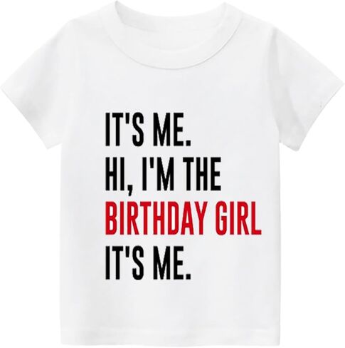 Girls Birthday Outfits Its Me Hi Im The Birthday Girl Shirt Sequin Shorts Set with Headband & Sash 2-8 Years in Saudi Arabia