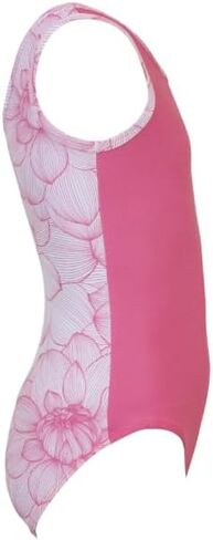زي الجمباز k-Bee Leotards Water Lilies Pink Punch Girl للفتيات in Saudi Arabia