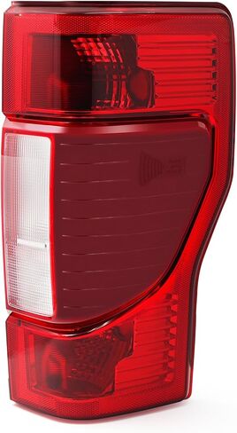 Tail Lights Taillights Assembly for 2020-2022 Ford F-250 F250 F-350 F350 Super Duty, Red Rear Brake Signal Plate Tail Lamp Replacement W/Bulb and Harness Replace F02800279 (Driver Side (Left)) in Saudi Arabia