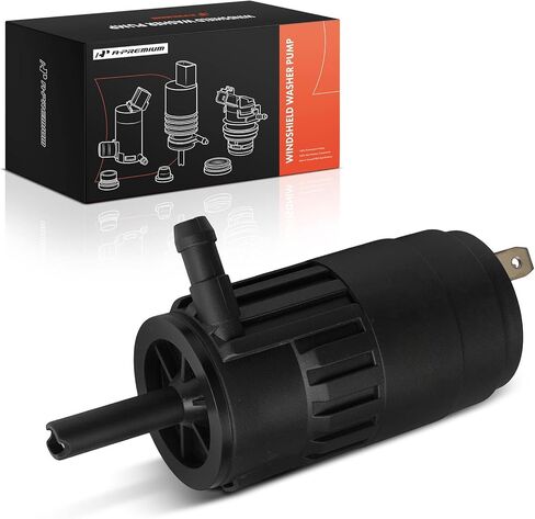 A-Premium Windshield Washer Pump Compatible with 1986-2019 Peterbilt conventional 370 series, 330 & 335 in Saudi Arabia